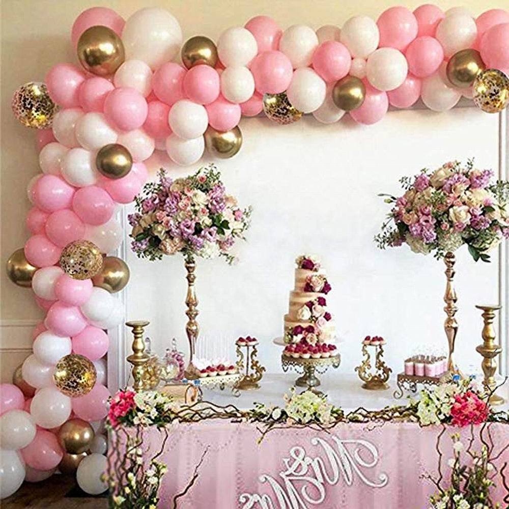 127pcs Pink Balloon Arch Garland Kit