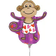 Cute Monkey Foil Balloon