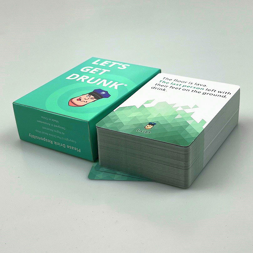English Let's Get Trunk Party Board Games Card