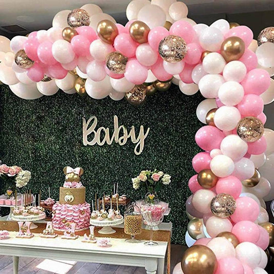 127pcs Pink Balloon Arch Garland Kit