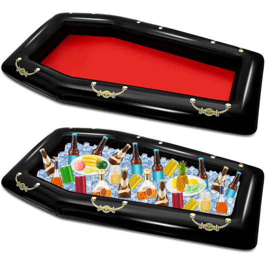 2 Pack 52 Inch Inflatable Coffin Drinks Cooler