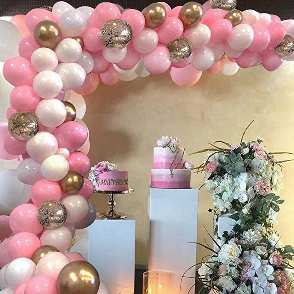 127pcs Pink Balloon Arch Garland Kit