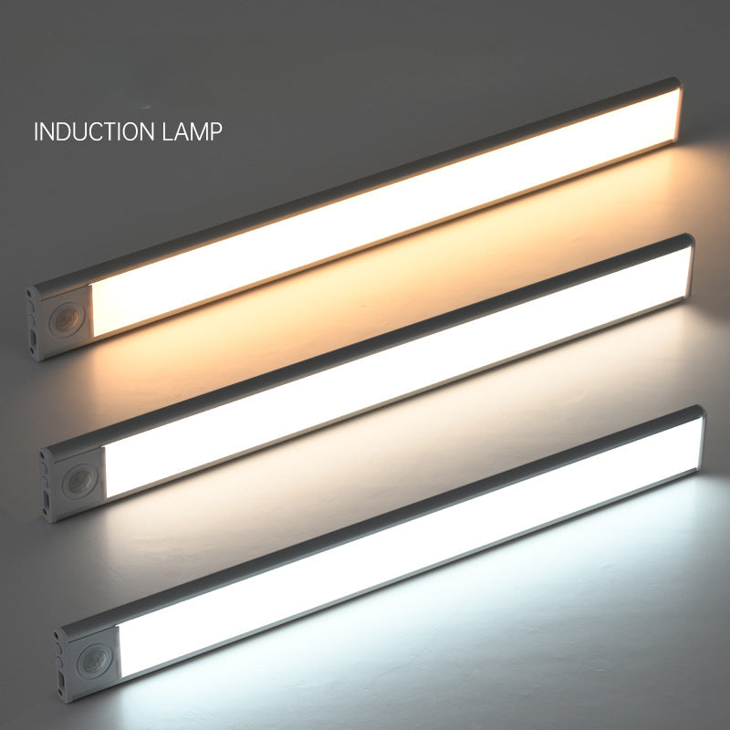 Intelligent ultra-thin wireless LED human body sensing light rechargeable magnetic strip light