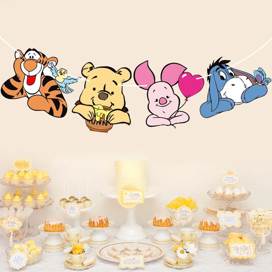 MEMOVAN Winnie Party Banner