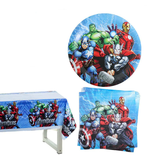 HUA Party 41pcs Superhero Party Supplies