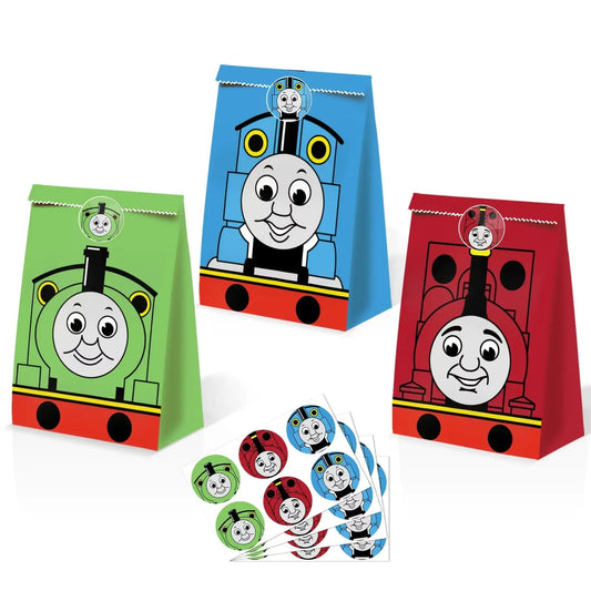 WQT Train Party Bags Train Birthday Party Supplies