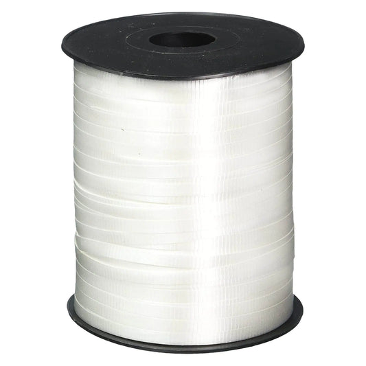 500 Yards White Crimped Curling Ribbon