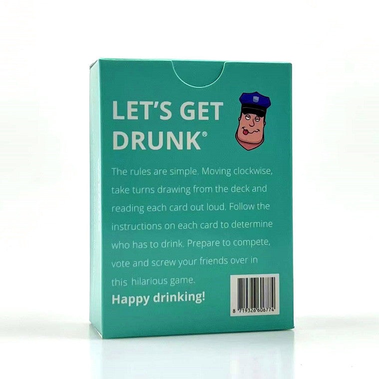 English Let's Get Trunk Party Board Games Card
